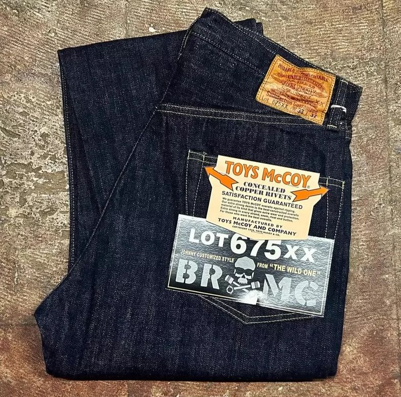 The Real McCoy's The REAL McCOY'S LOT 675XX High Waisted Loose Straight Deni Size US 32 / EU 48 - 1 Thumbnail