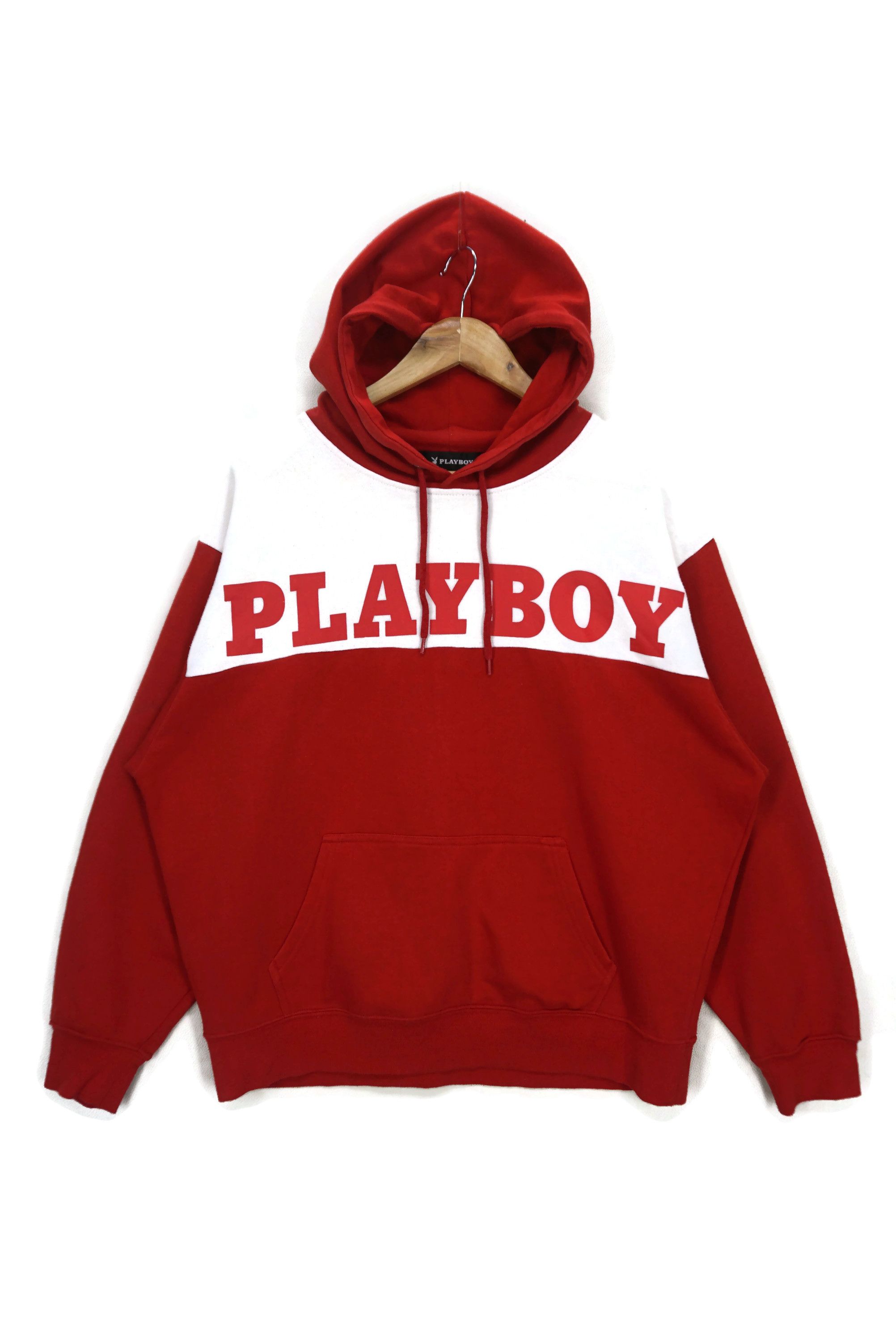 Playboy Vintage Playboy Hoodie Spellout Pullover Size US S / EU 44-46 / 1 - 1 Thumbnail