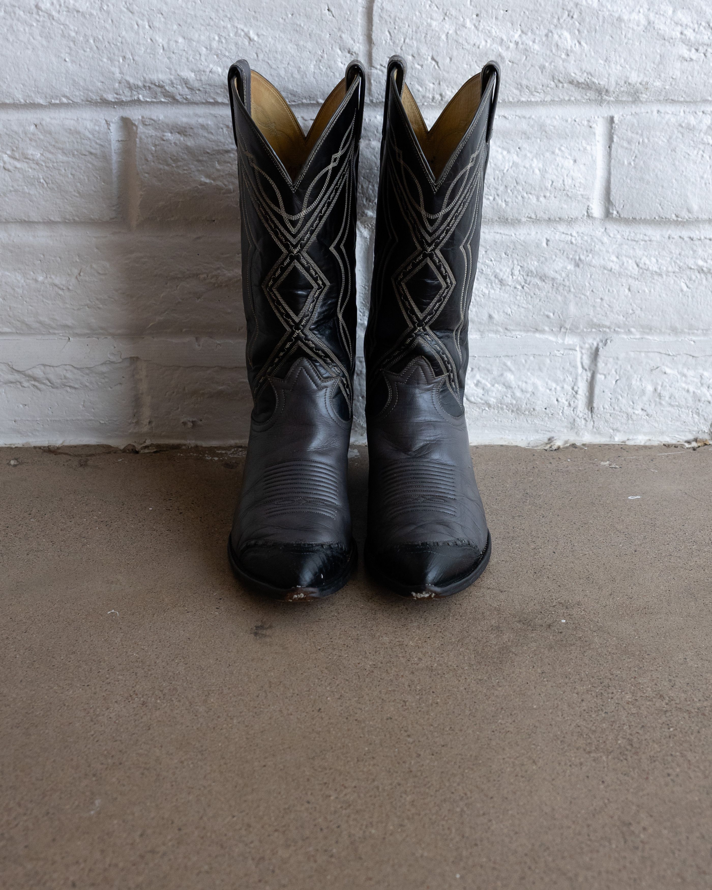 Vintage Vintage 1970s Tony Lama Cowboy Boots Lizard Skin Wingtip 9 Size US 9 / EU 42 - 4 Thumbnail