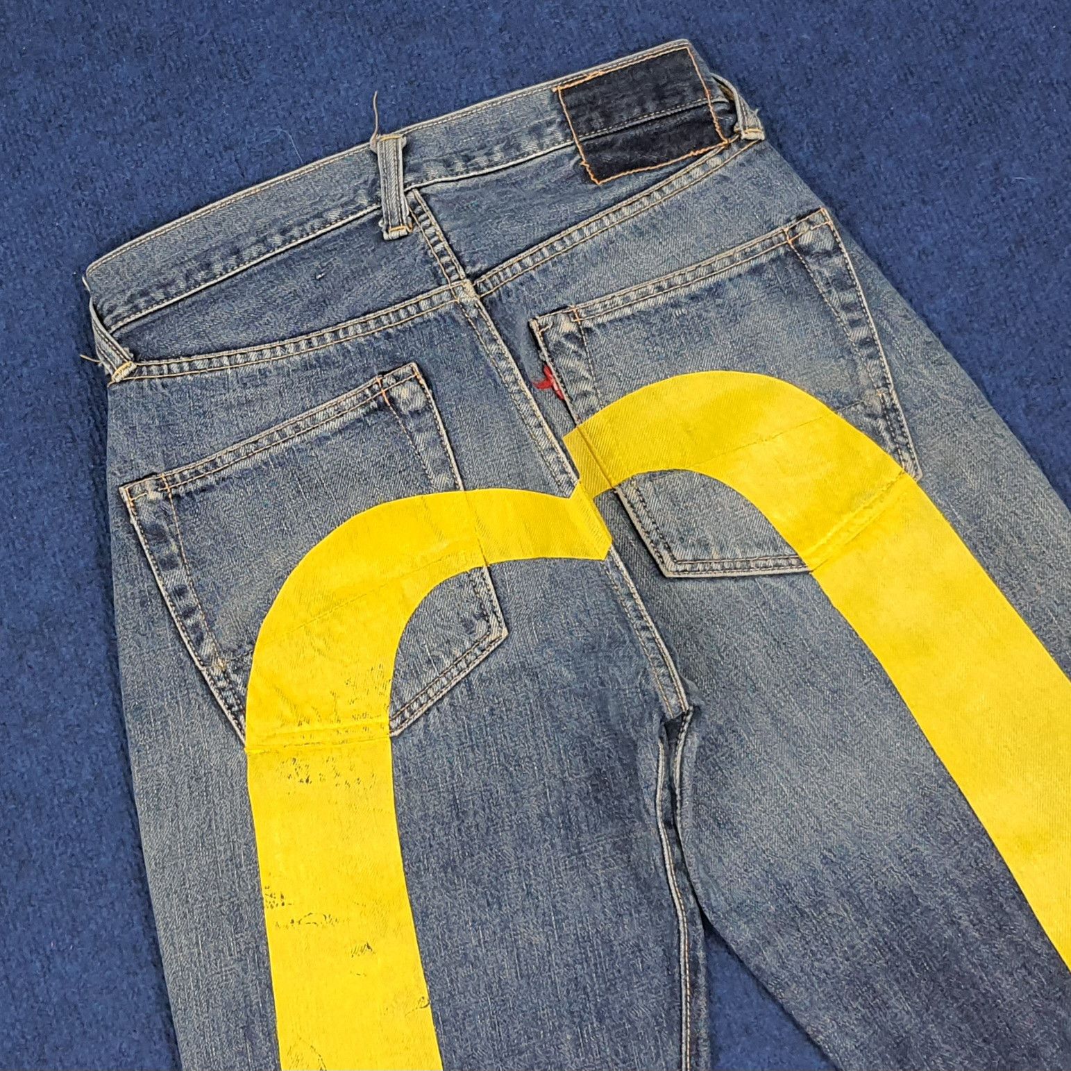 Japanese Brand × Vintage Vintage Evisu Salvadge Japan Brand Custom Daicock Jeans Size US 26 / EU 42 - 2 Thumbnail