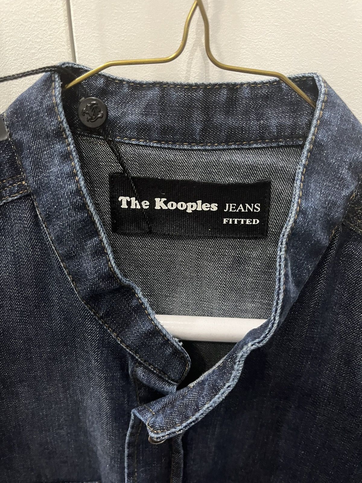 The Kooples The Kooples Men’s Blue Denim Button Down Size US XS / EU 42 / 0 - 6 Thumbnail