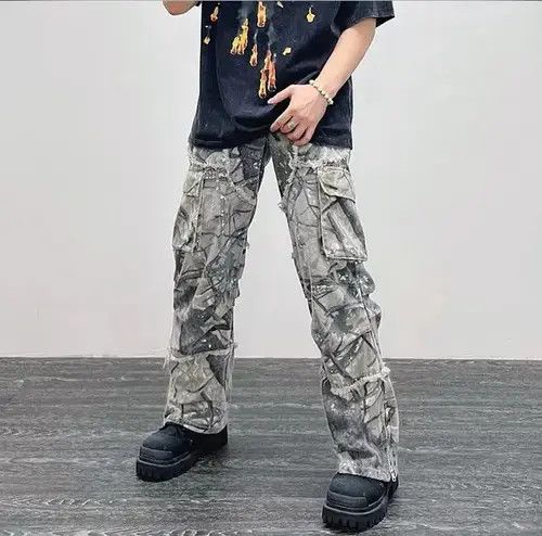 Japanese Brand Technical Camouflage Cargo Pant Size US 32 / EU 48 - 7 Thumbnail