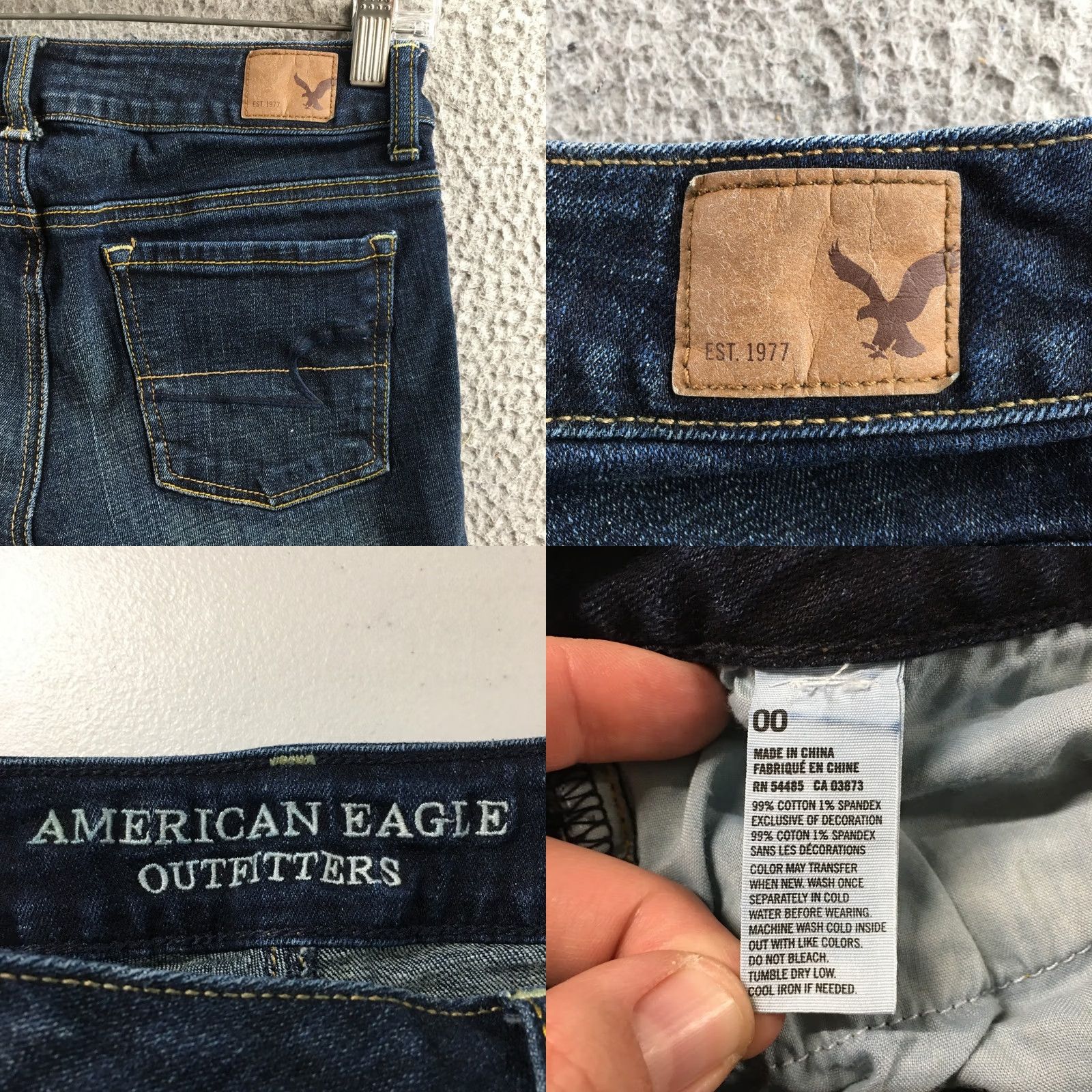 American Eagle Outfitters American Eagle Outfitters Denim Cuffed Shorts Womens 00 Blue Mid Rise Zip Fly Adult Regular Size 00 Blue Denim Shorts Size 24" / US 00 / IT 34 - 9 Thumbnail