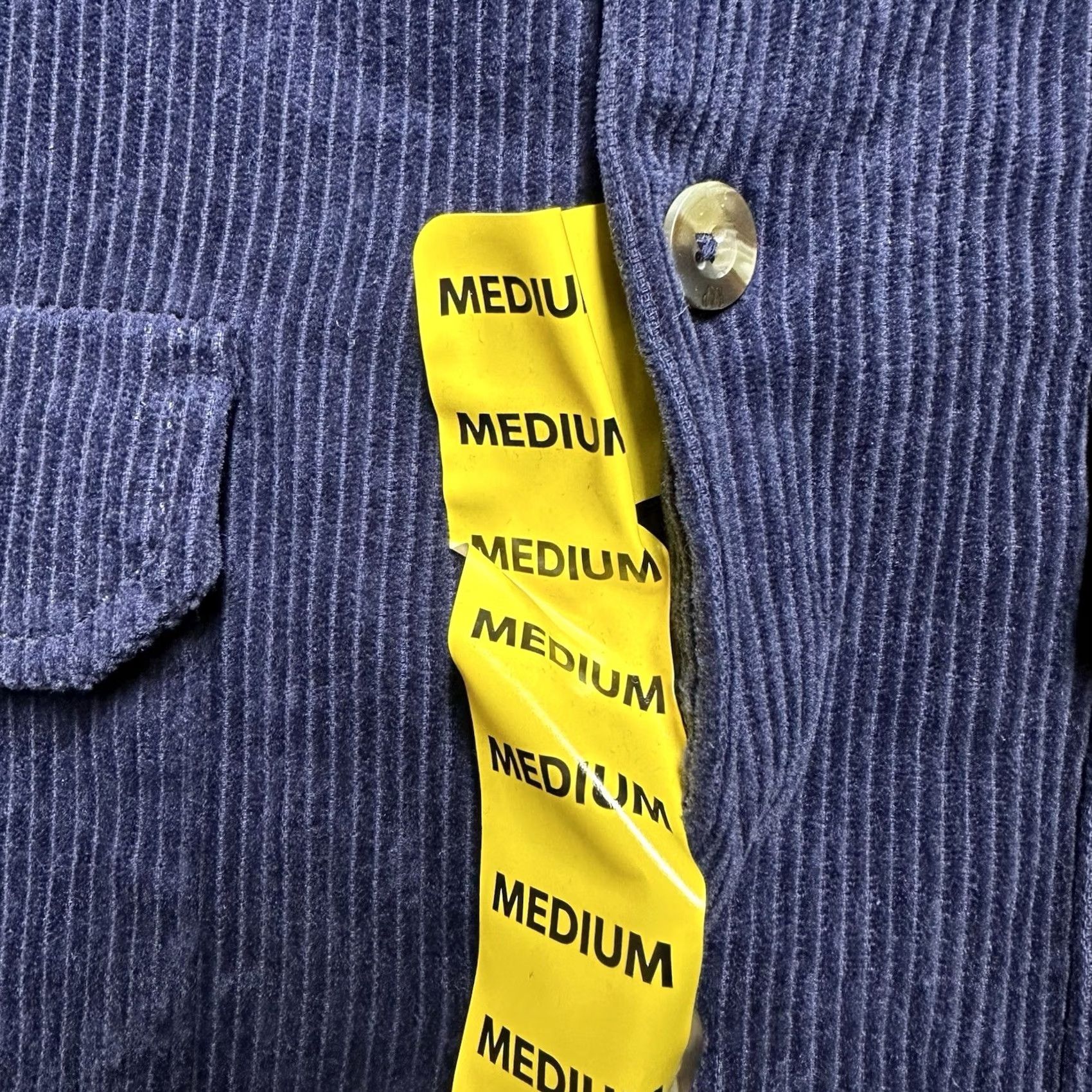 Gap Gap Shirt Mens Medium Blue Corduroy Button Up Long Sleeve Size US M / EU 48-50 / 2 - 4 Thumbnail