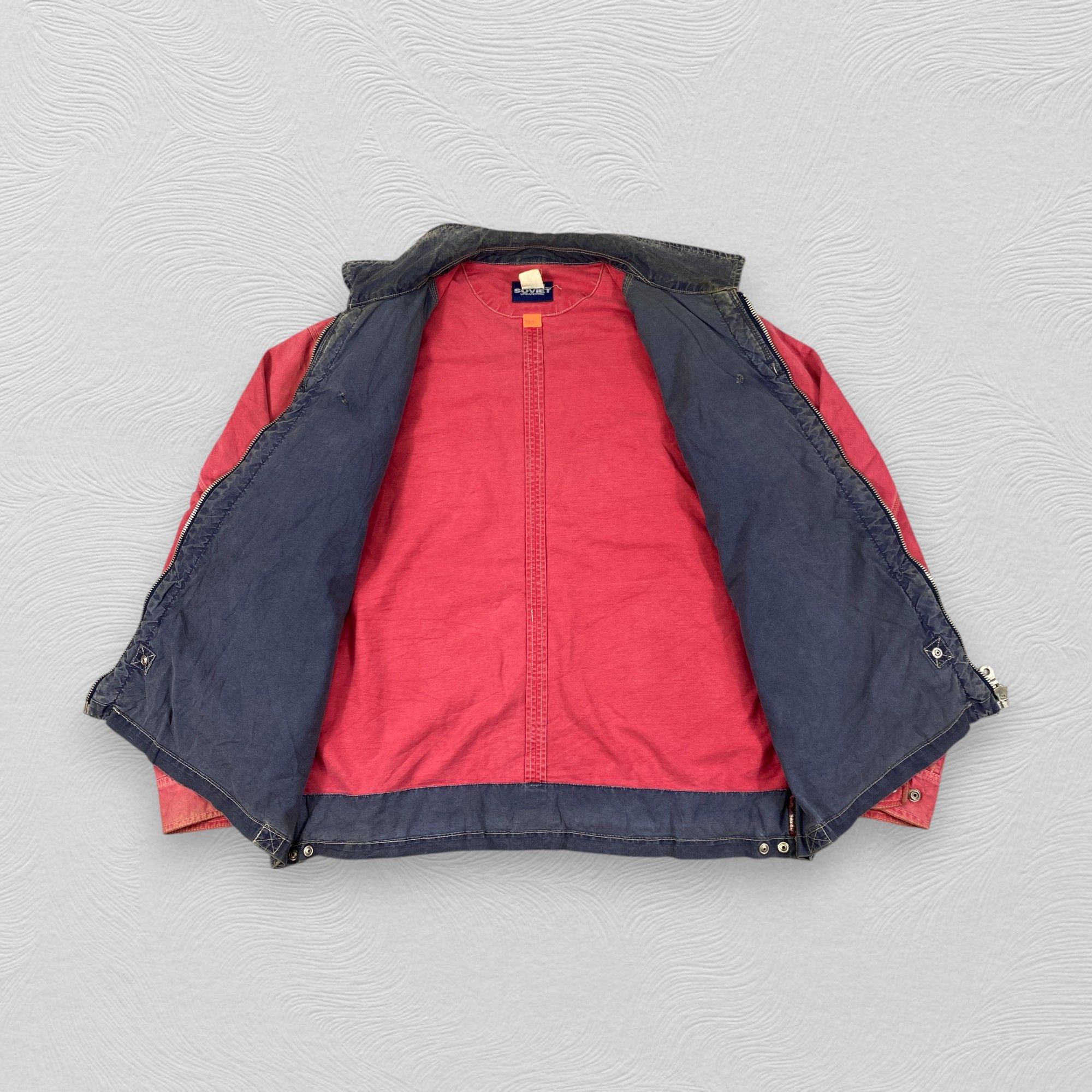 Carhartt Vintage Soviet Detroit Sun Faded carhartt style Jacket- J519 Size US L / EU 52-54 / 3 - 2 Thumbnail