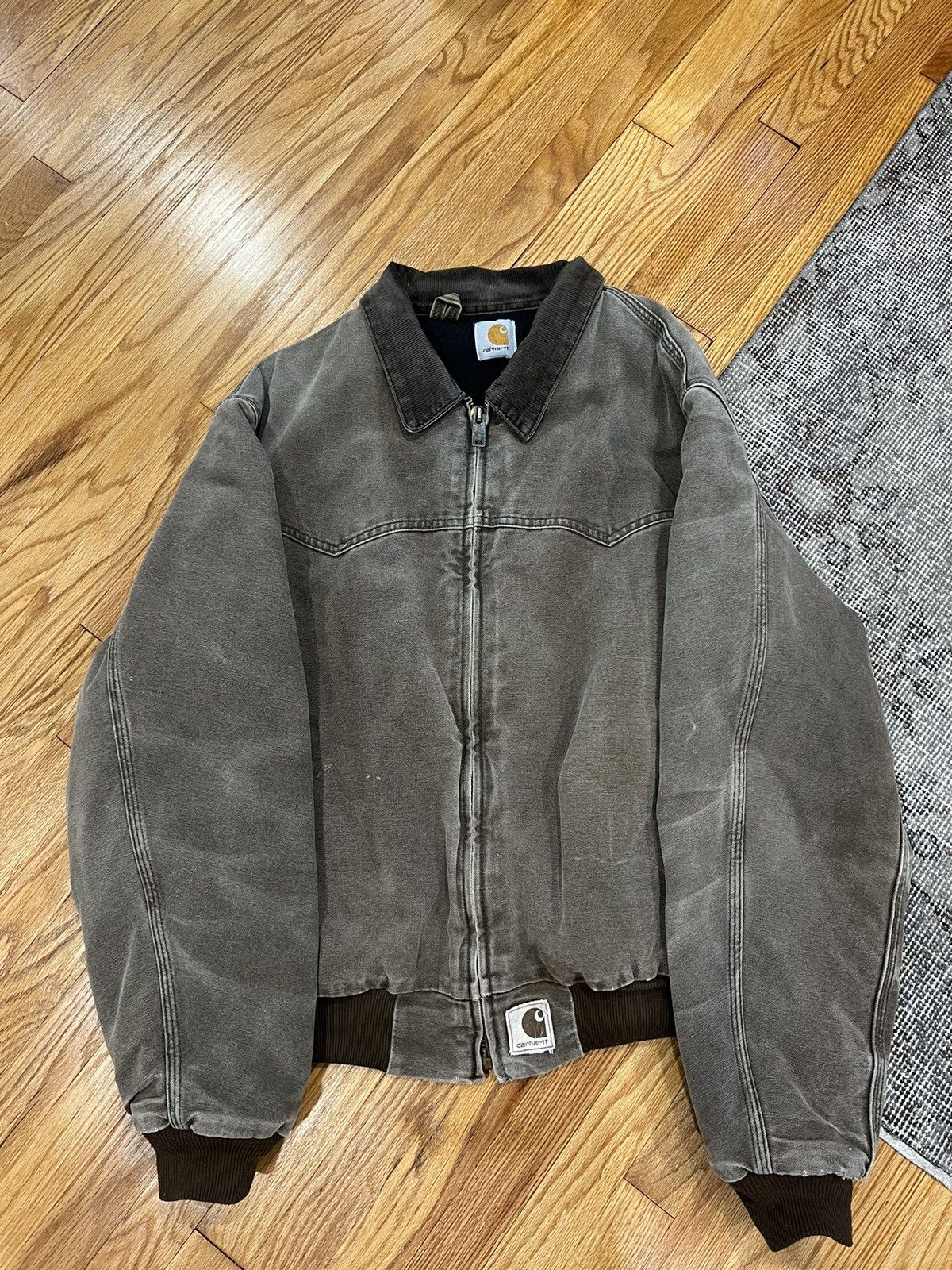 image of Carhartt x Vintage Santa Fe Jacket in Brown, Men's (Size XL)