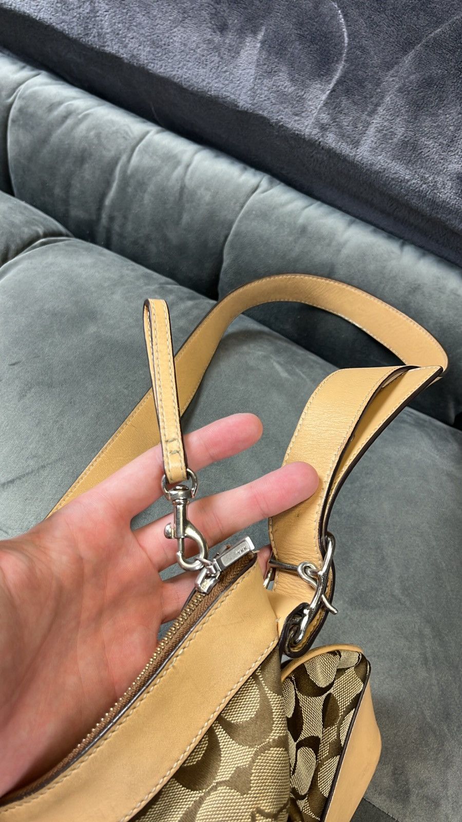 Coach × Vintage Vintage monogram Coach shoulder y2k bag Size ONE SIZE - 7 Thumbnail