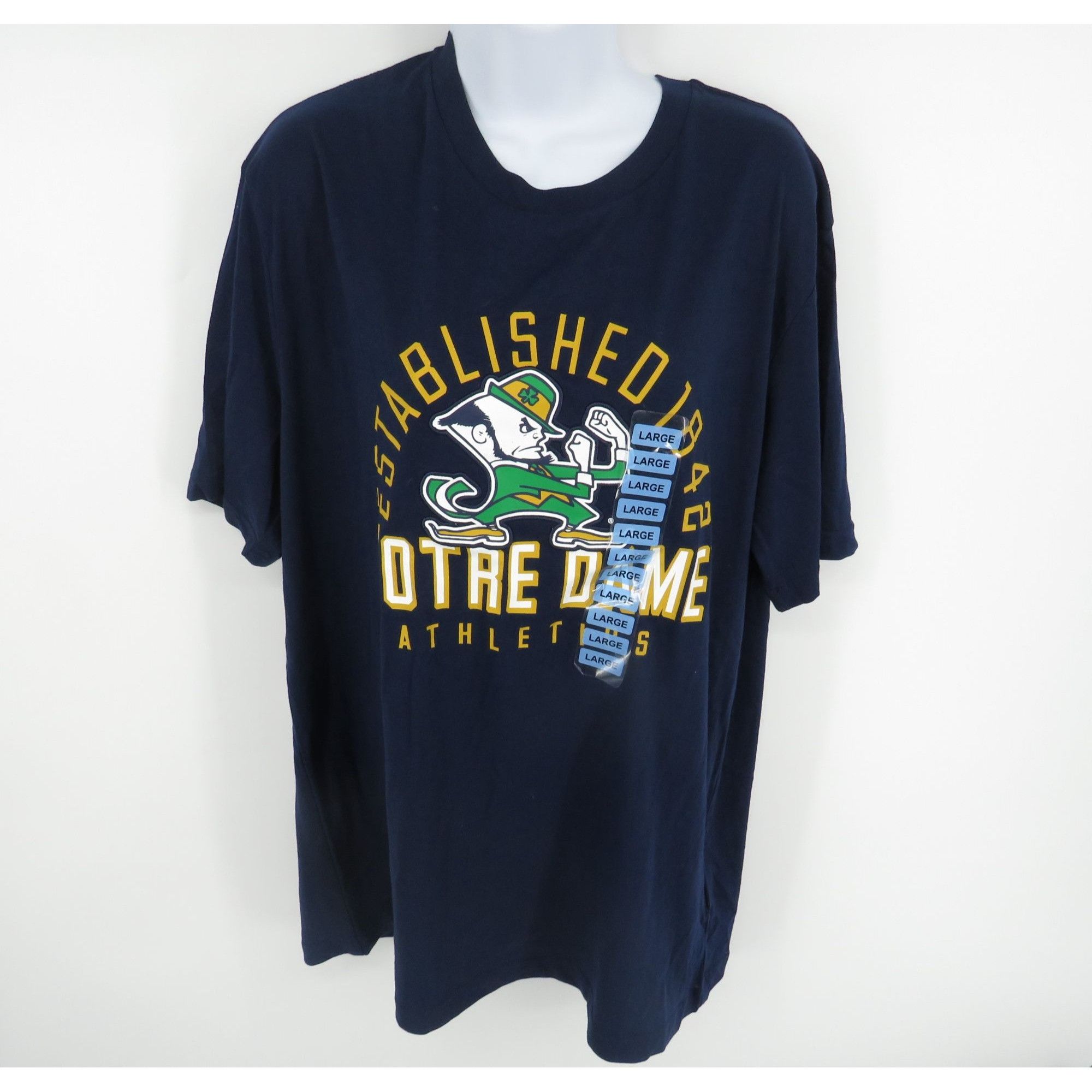 Other Notre Dame Fighting Irish Navy Blue Graphic T-Shirt Large NW Size US L / EU 52-54 / 3 - 1 Thumbnail