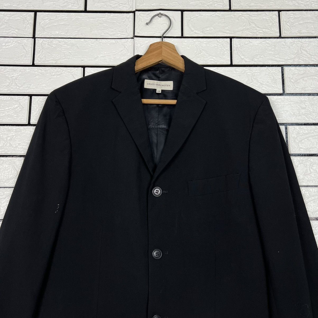 Dries Van Noten DRIES VAN NOTEN Wool Blazer / Suit Jacket #4119-C187 Size 40R - 2 Thumbnail