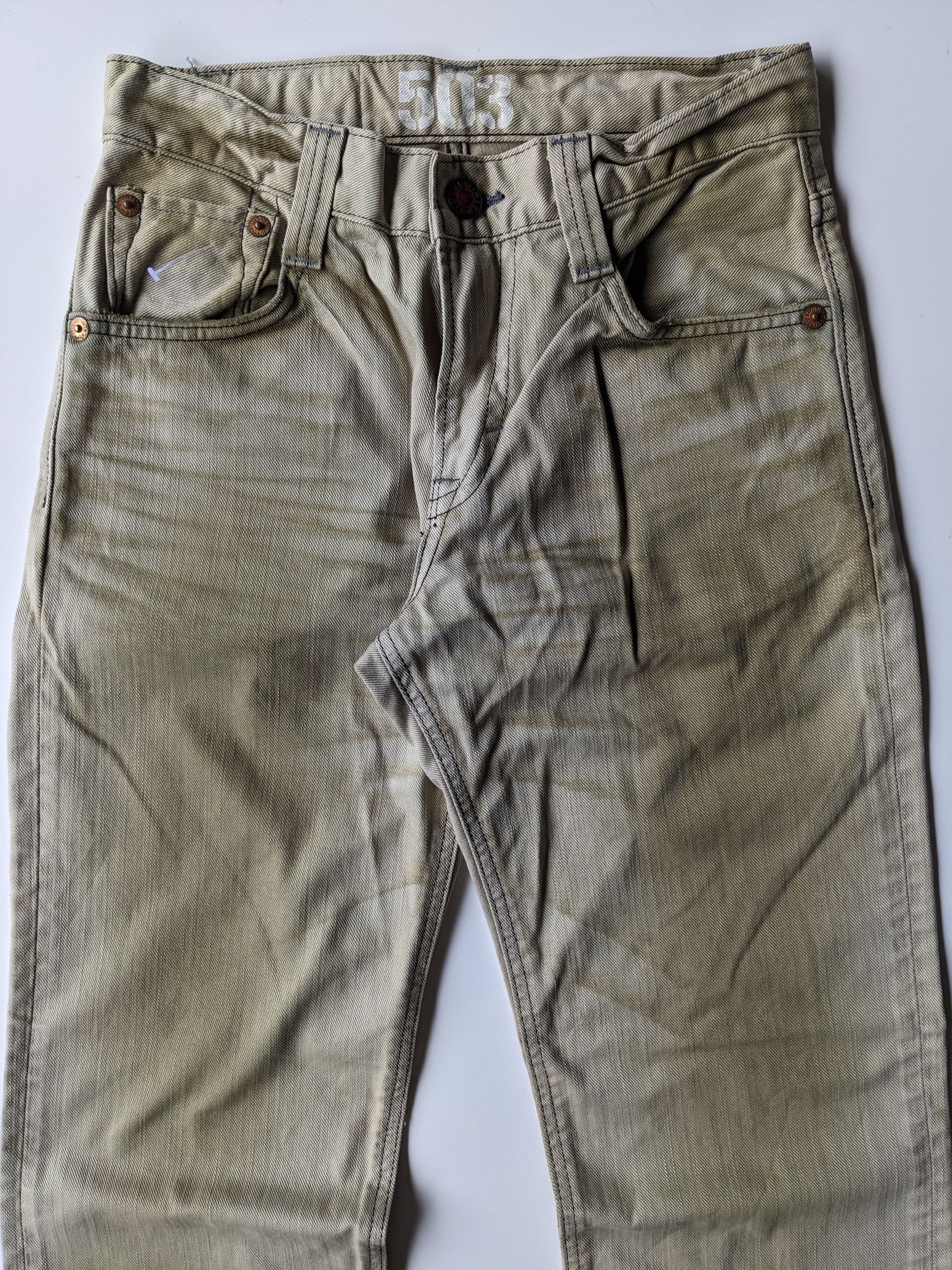Edwin × Jean × Le Grande Bleu (L.G.B.) Edwin 503 Blue Trip rust jeans Size US 29 - 4 Thumbnail