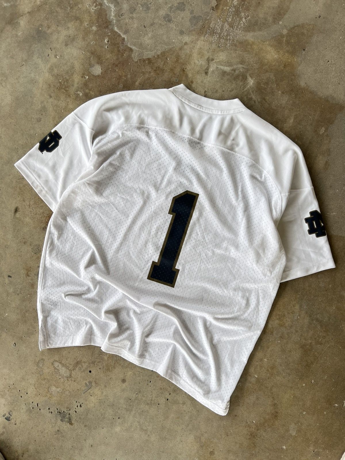 Vintage Vintage Adidas NCAA Notre Dame Irish ☘️ Football Jersey Size US XXL / EU 58 / 5 - 2 Thumbnail
