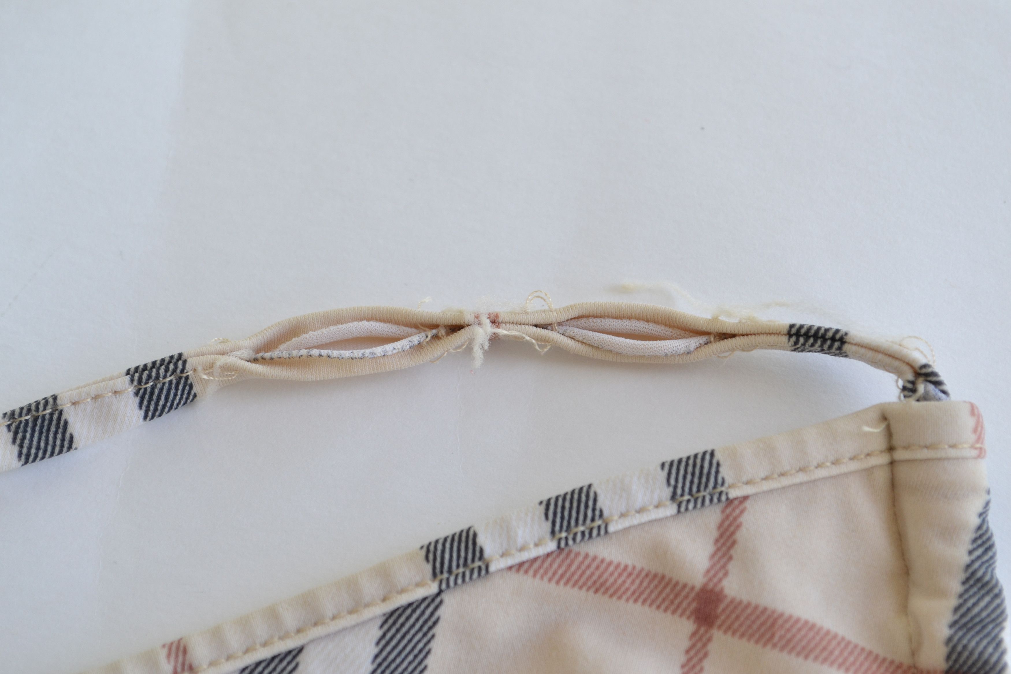 Burberry BURBERRY Suit Bra Bikini Top Check Vintage Swim Beachwear Size ONE SIZE - 7 Thumbnail