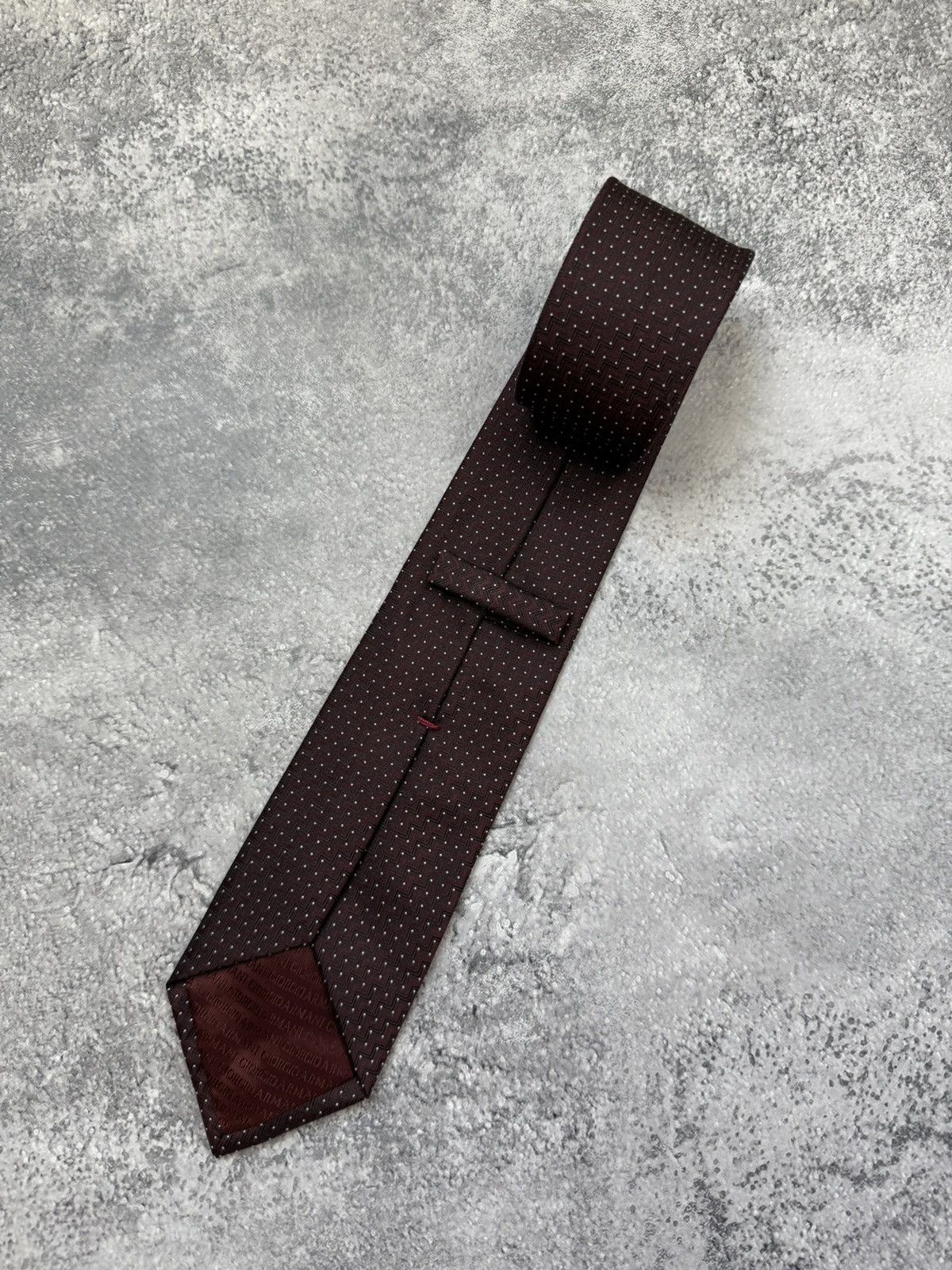 Giorgio Armani Giorgio Armani Luxury Silk Tie Red Polka Dot Made In Italy Size ONE SIZE - 3 Thumbnail