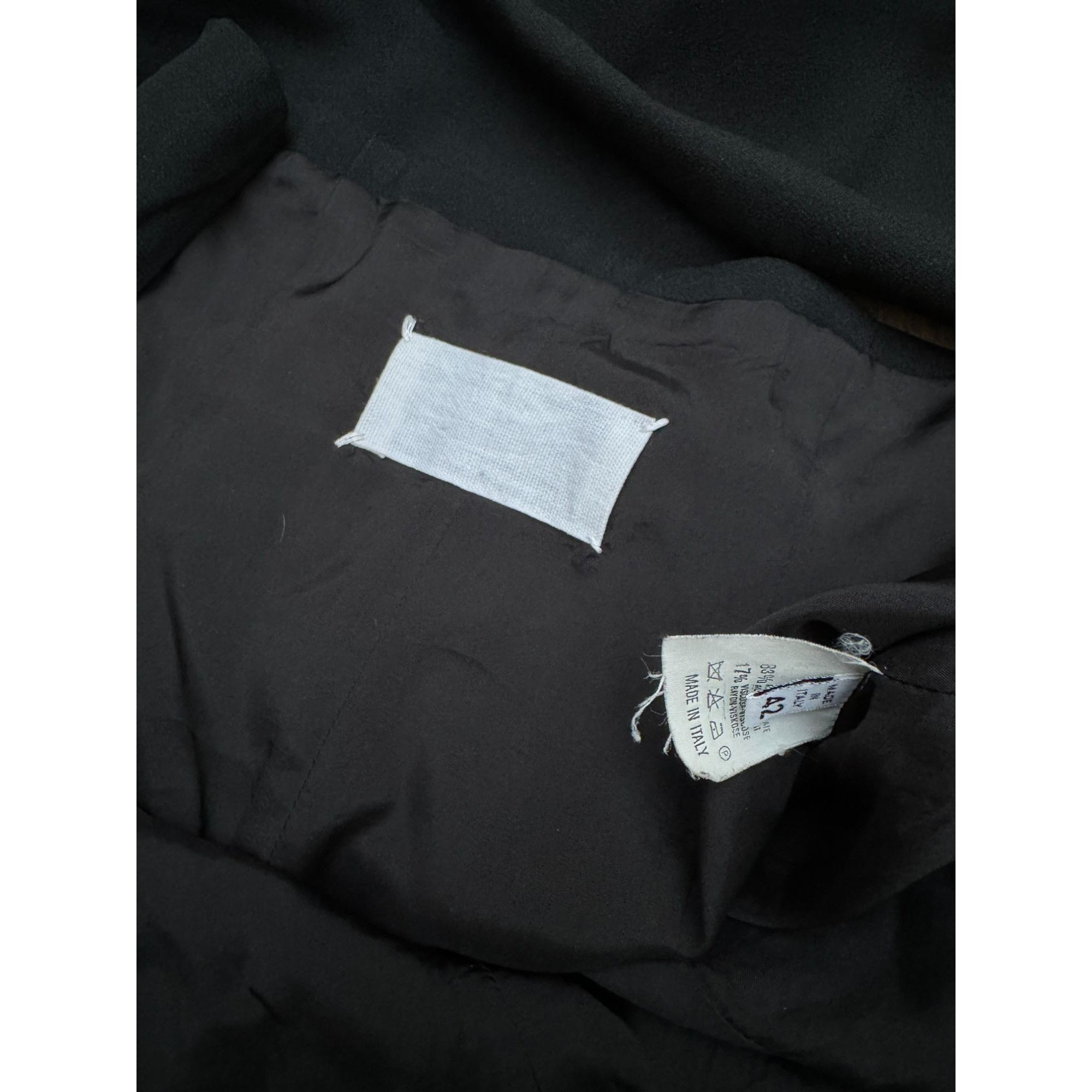 Maison Margiela Fall/Winter 1995 Black Acetate Top Size S / US 4 / IT 40 - 5 Thumbnail