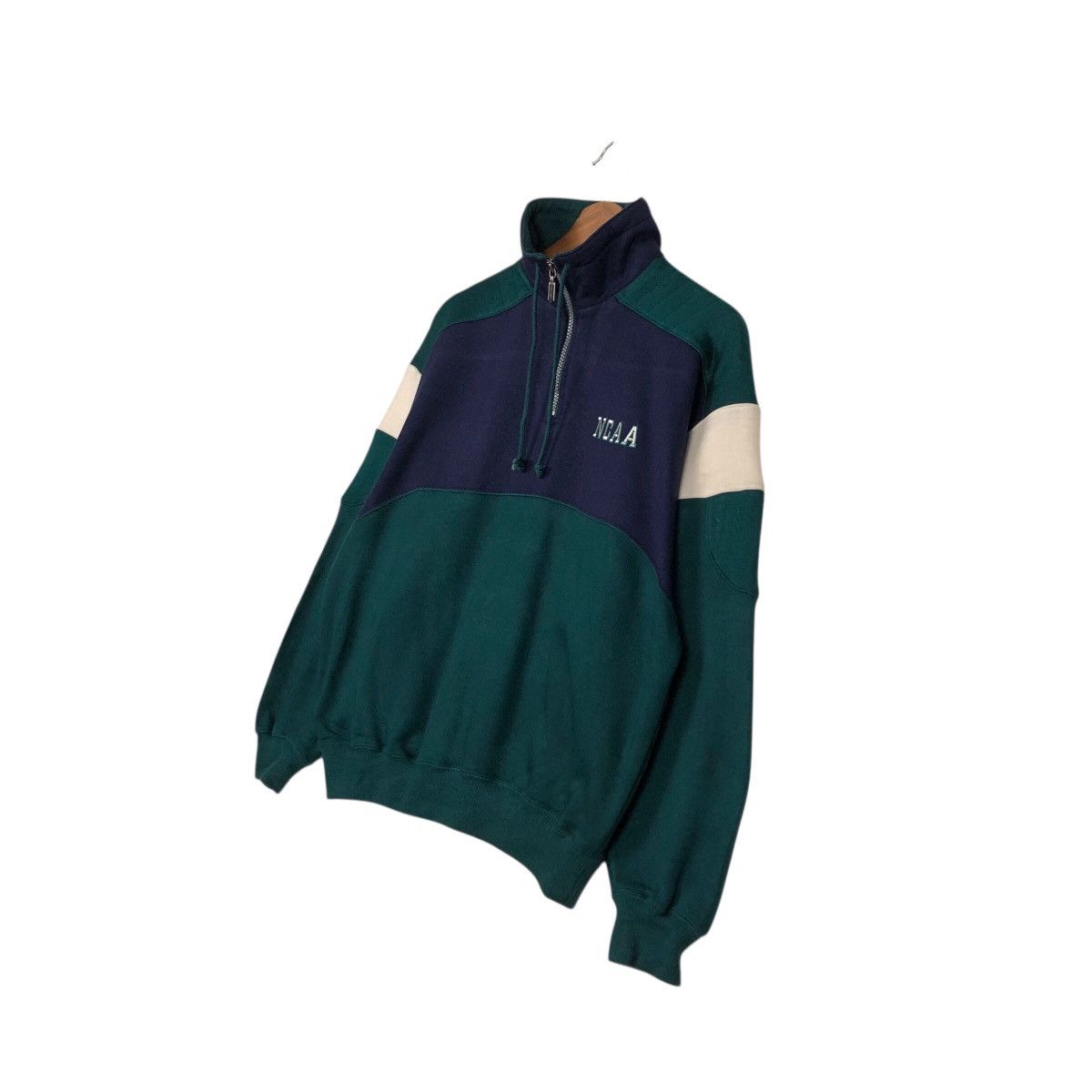 Vintage 📌Vintage Half Zipper Collar Ncaa Descente Big Logo Size US S / EU 44-46 / 1 - 3 Thumbnail