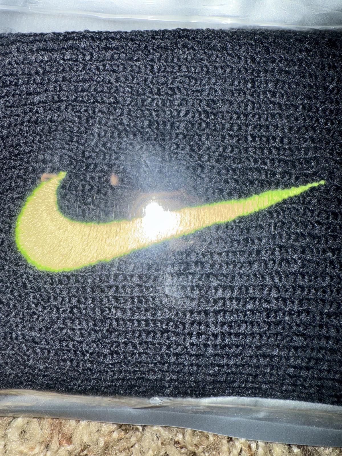 Nike Nike Unisex Tennis Wristband Orange/Black Swoosh Nadal/Federer/Alcaraz Size ONE SIZE - 7 Thumbnail