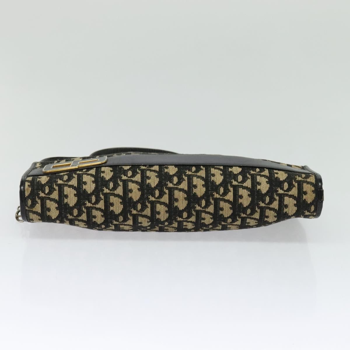 Dior DIOR Trotter Canvas Shoulder Bag Navy Gold Size ONE SIZE - 9 Thumbnail