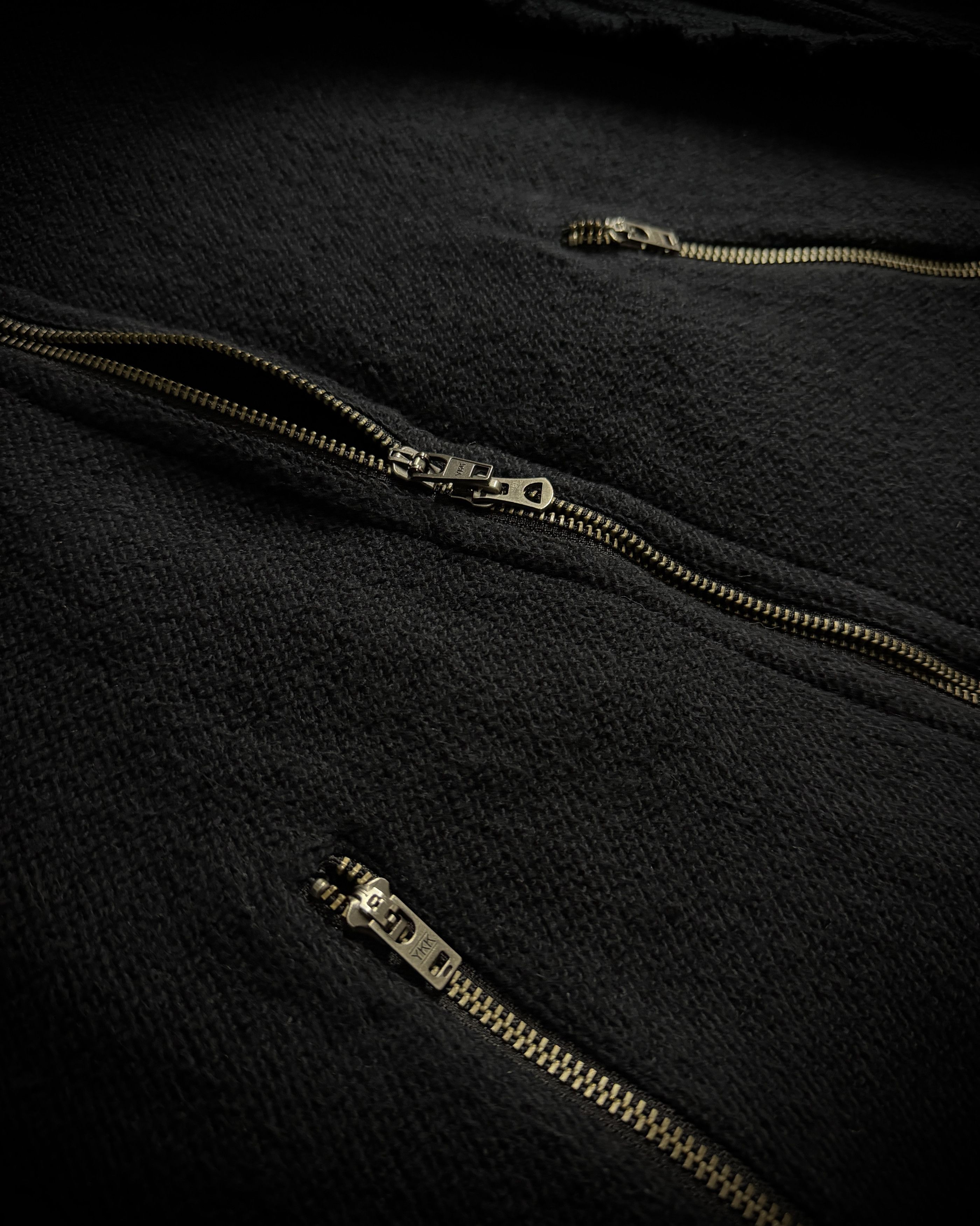 Le Grande Bleu (L.G.B.) LGB Asymmetrical Raw Zip Hoodie Size US S / EU 44-46 / 1 - 9 Thumbnail