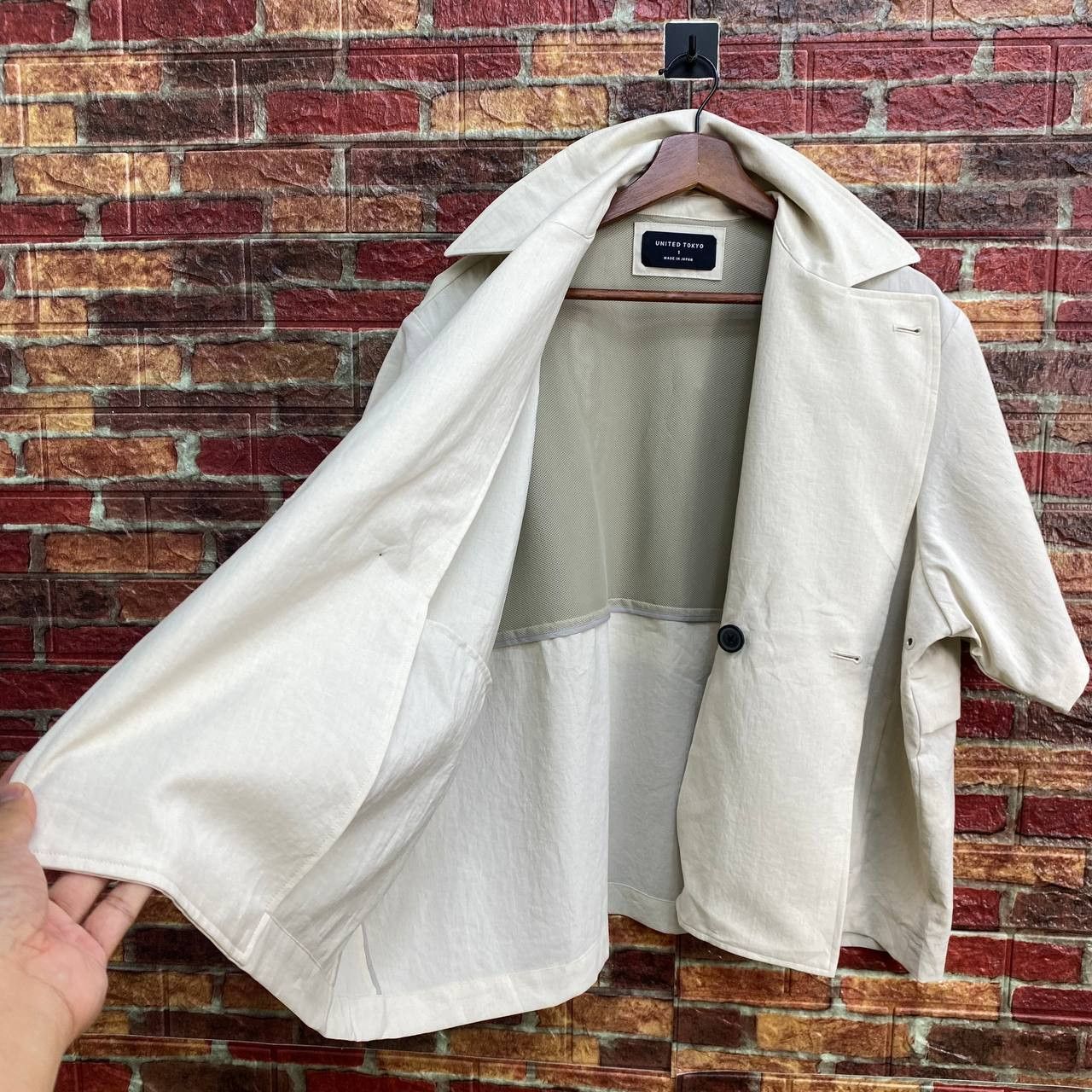 Japanese Brand United Tokyo Asymmetrical Spider Baggy Minimalist Jacket Size US S / EU 44-46 / 1 - 10 Thumbnail