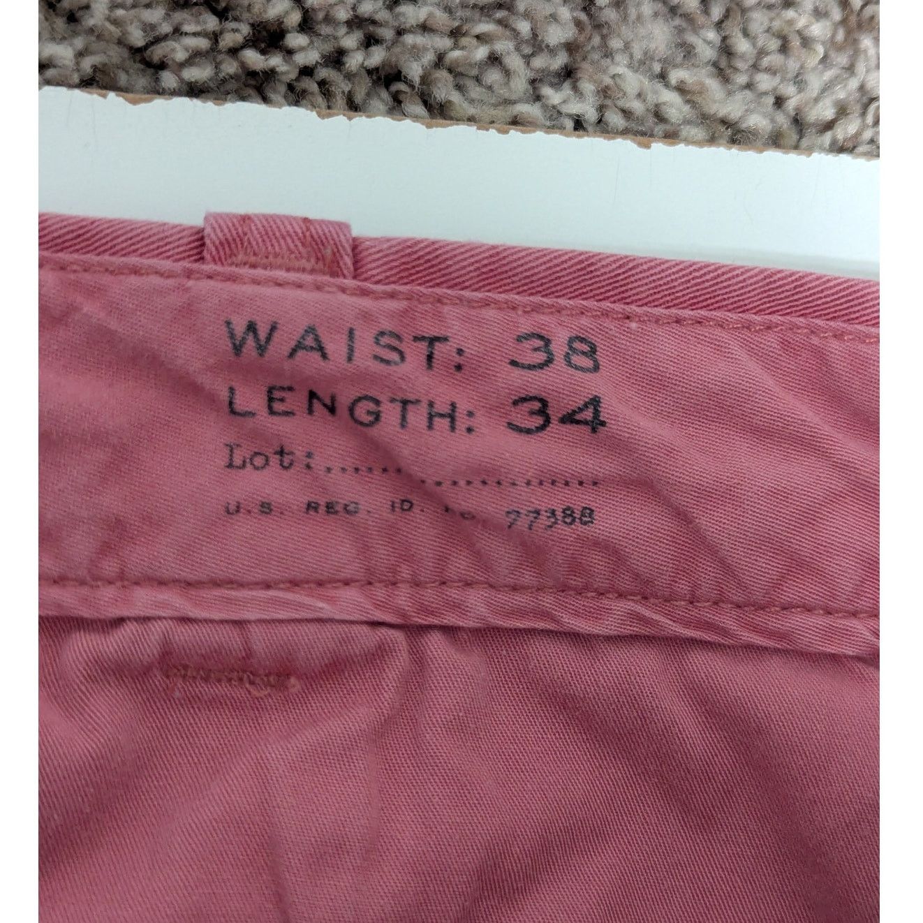 J.Crew J Crew 484 Sun Faded Chino Pants Red Slim Fit Mens 38 Preppy Size US 38 / EU 54 - 4 Thumbnail