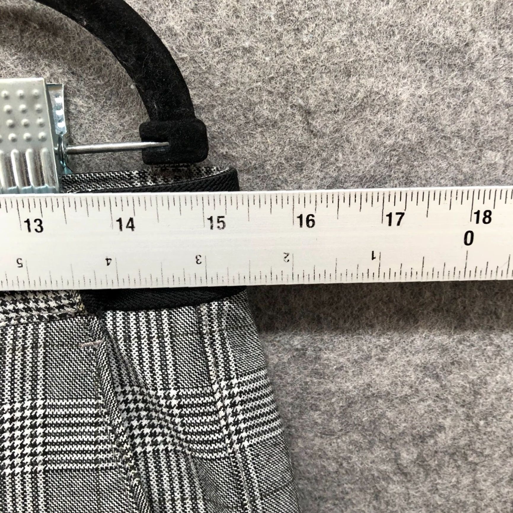Zara Zara Slim Fit Stretch Pants Mens XS Gray Plaid Trouser Size US 27 - 5 Thumbnail
