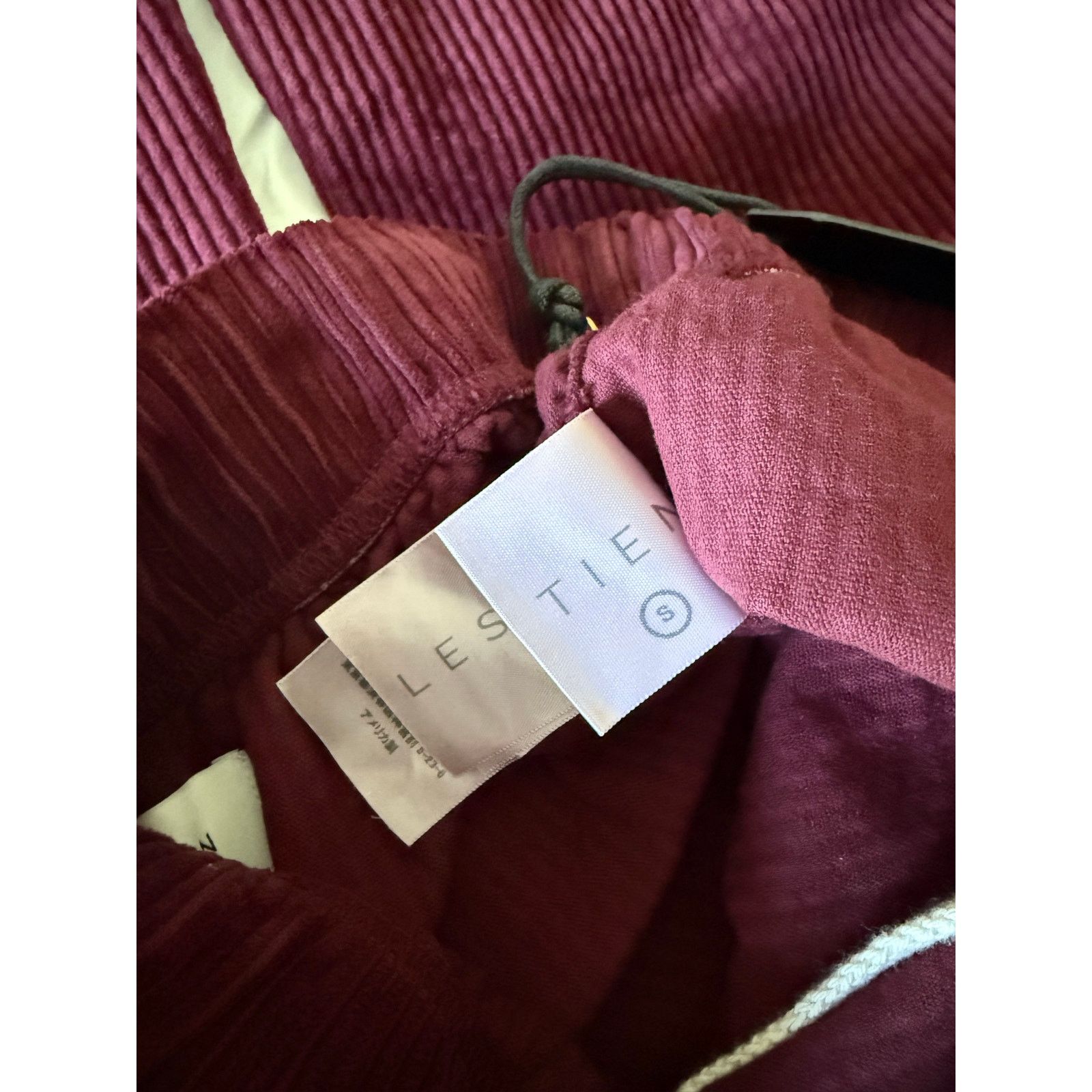 Les Tien $275 New Les Tien Pull Om Corduroy Flares - Bordeaux - Small Size 27" / US 4 / IT 40 - 5 Thumbnail