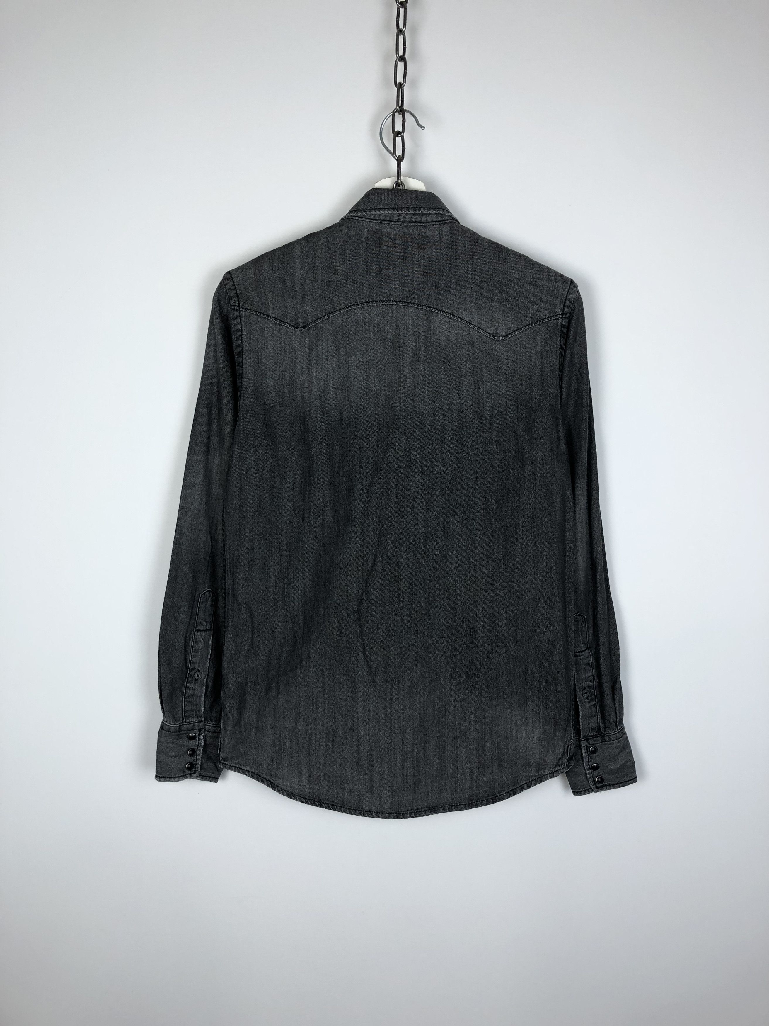 Replay Replay Gray Denim Shirt size S Size US S / EU 44-46 / 1 - 7 Thumbnail