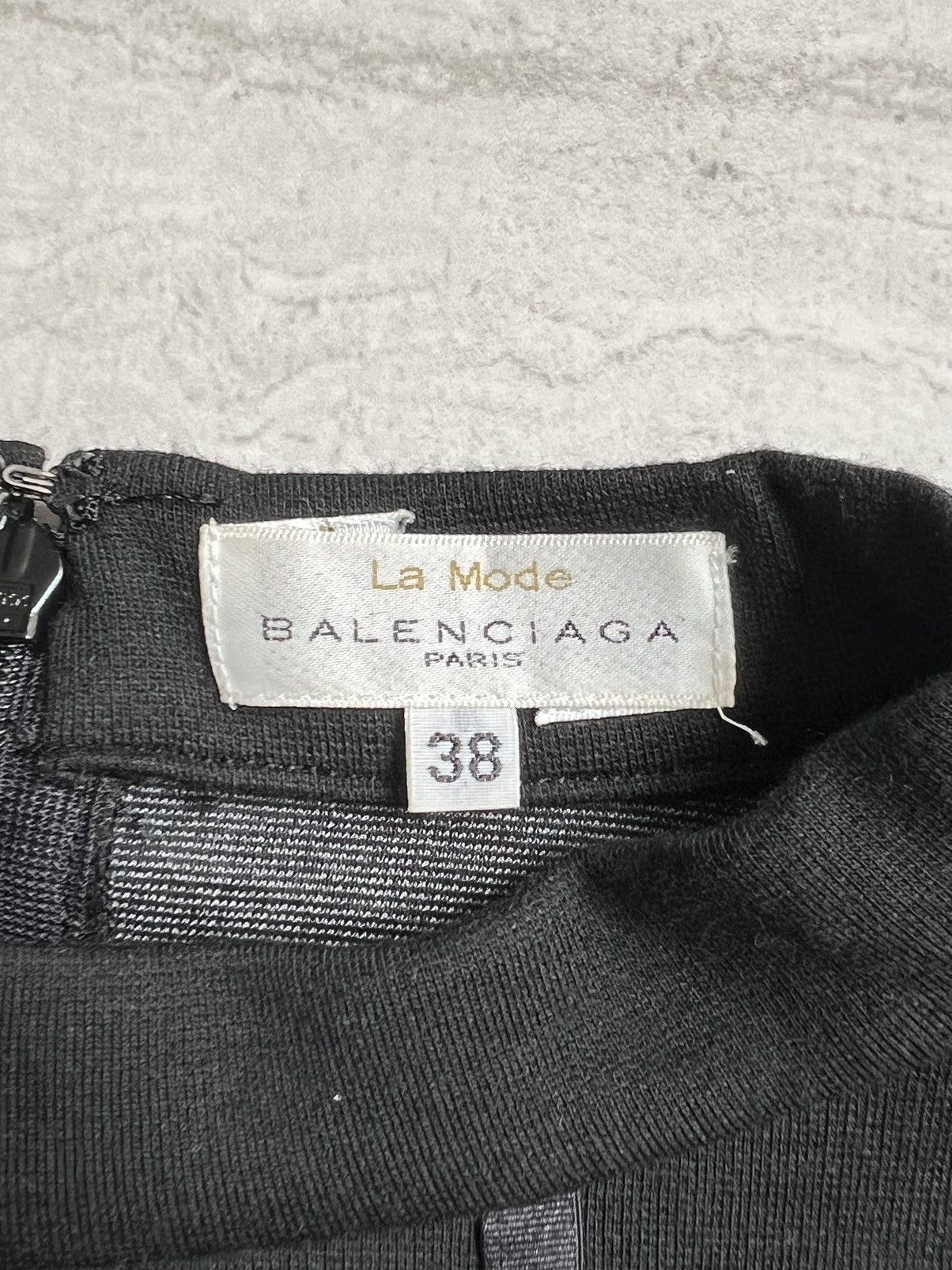 Balenciaga BALENCIAGA Paris Black Dress Size XS / US 0-2 / IT 36-38 - 12 Thumbnail