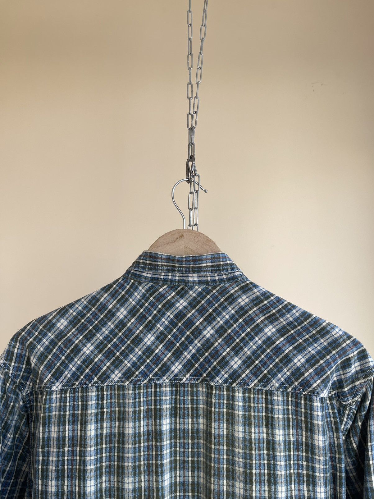 Levi's White Tab Plaid Checked Button Down Long Sleeve Shirt 90s Size US M / EU 48-50 / 2 - 10 Thumbnail