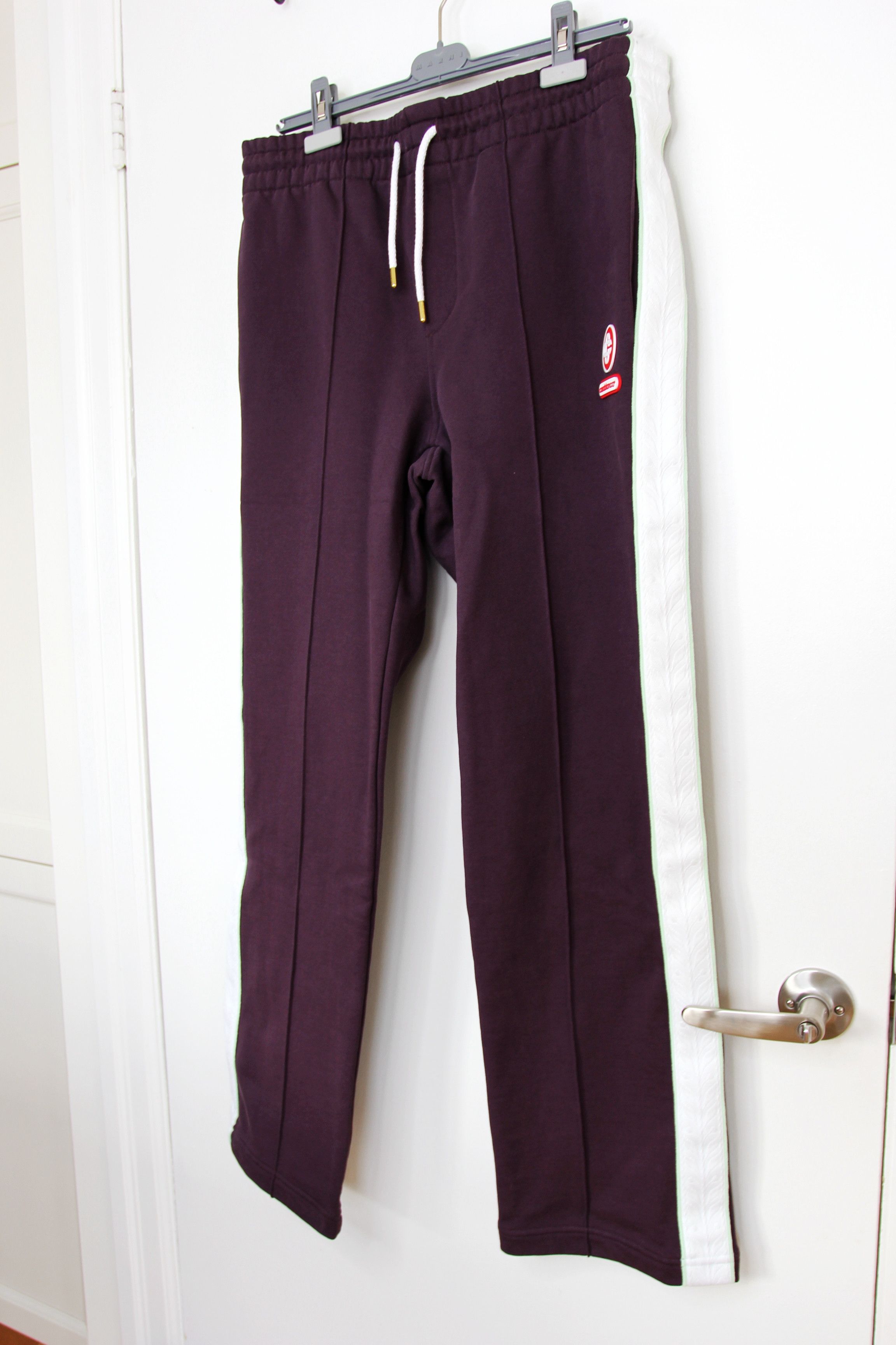 Casablanca BNWT AW25 CASABLANCA LAUREL TAPE PINTUCK JOGGER SWEATPANTS L Size US 34 / EU 50 - 5 Thumbnail