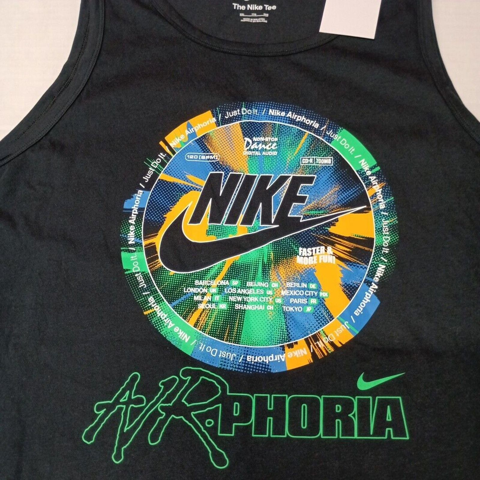 Nike Nike Sportswear Air-phoria Tank Top Men's 2XL XXL Black Size US XXL / EU 58 / 5 - 2 Thumbnail