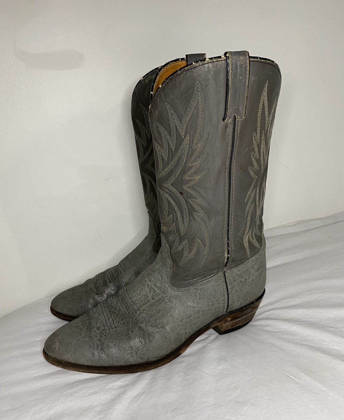 Other Double H Vintage Cowboy Boots Gray Size 12 Mens Size US 12 / EU 45 - 3 Thumbnail