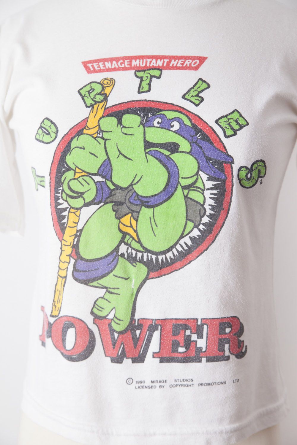 Vintage Vintage 1990 Teenage Mutant Ninja Turtle t-shirt Size XS / US 0-2 / IT 36-38 - 2 Thumbnail