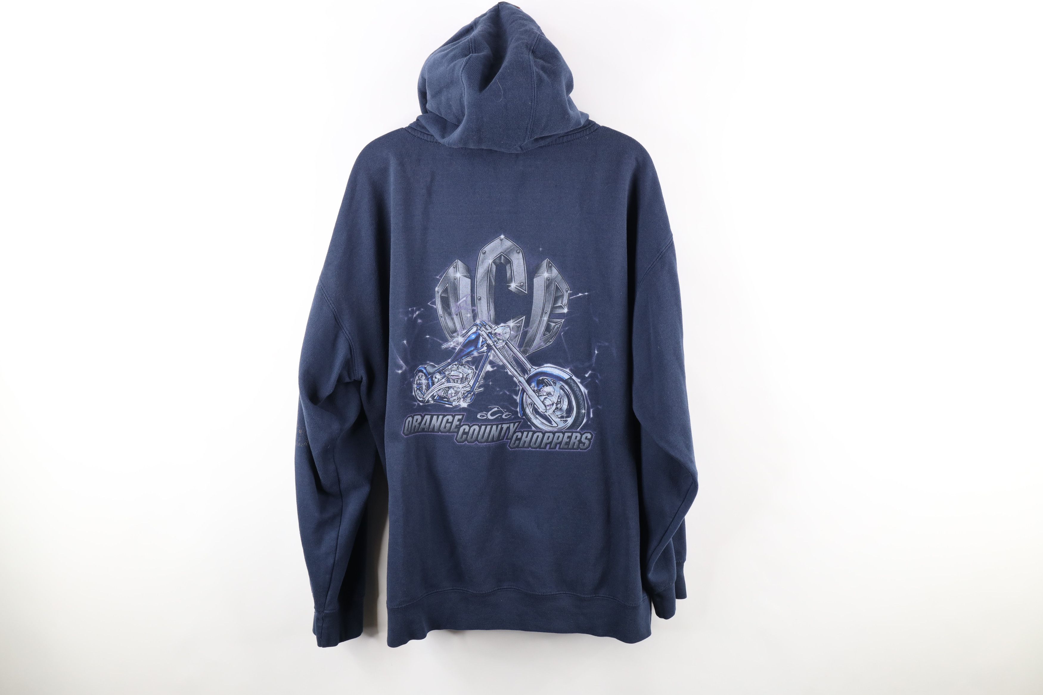 Vintage Vintage Orange County Choppers Distressed Motorcycle Hoodie Size US L / EU 52-54 / 3 - 11 Thumbnail