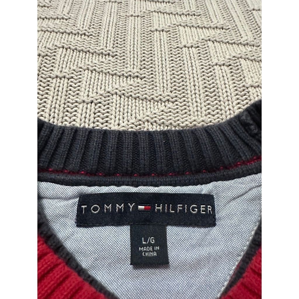 Tommy Hilfiger Tommy Hilfiger red sweater size L Size US L / EU 52-54 / 3 - 4 Thumbnail