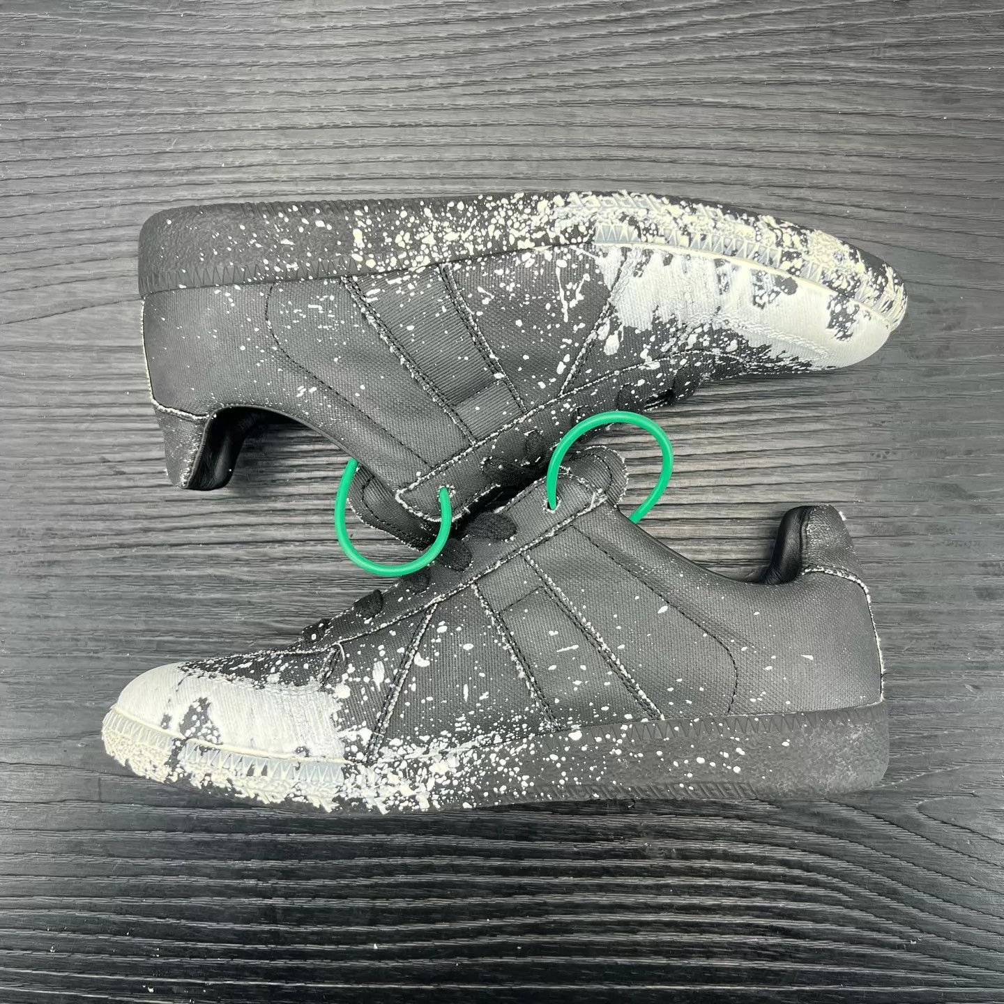 Maison Margiela Maison Margiela Black Splatter Decon Trainer EU 37.5 Size US 7 / IT 37 - 3 Thumbnail