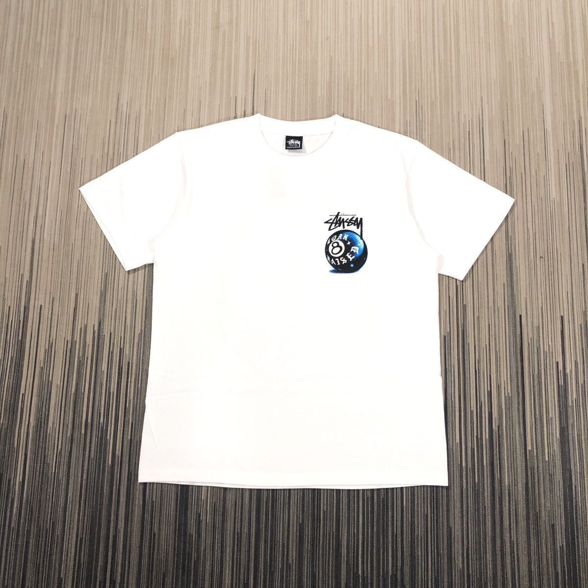 Streetwear × Stussy × Vintage Stussy Born X Raised 8-Ball Tee | Grailed