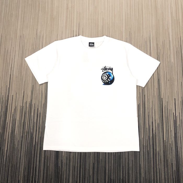 Vintage Stussy Born X Raised 8-Ball Tee | Grailed