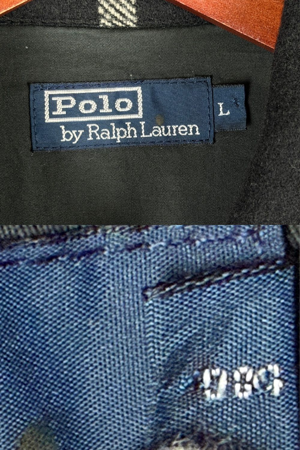 Polo Ralph Lauren aw98 Polo Ralph Lauren Wool Windowpane Zip Jacket - L Size US L / EU 52-54 / 3 - 7 Thumbnail