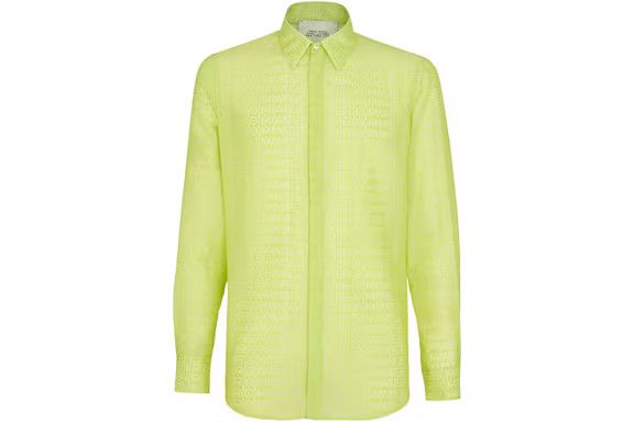 Fendi o1loc1c0824 Shirt in Yellow Size US M / EU 48-50 / 2 - 1 Thumbnail
