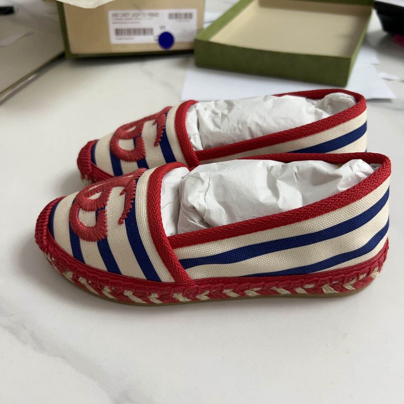 Gucci Gucci Children's Casual Shoes in White and Blue Size US 11.5 / EU 44-45 - 1 Thumbnail