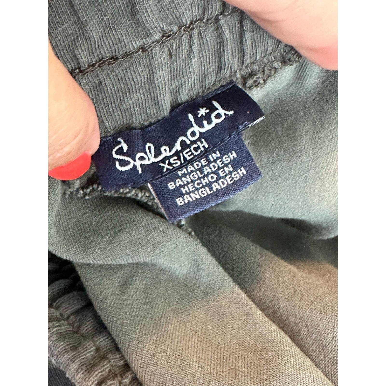 Splendid Splendid green camo pull on jogger pants size XS Size 30" / US 8 / IT 44 - 3 Thumbnail