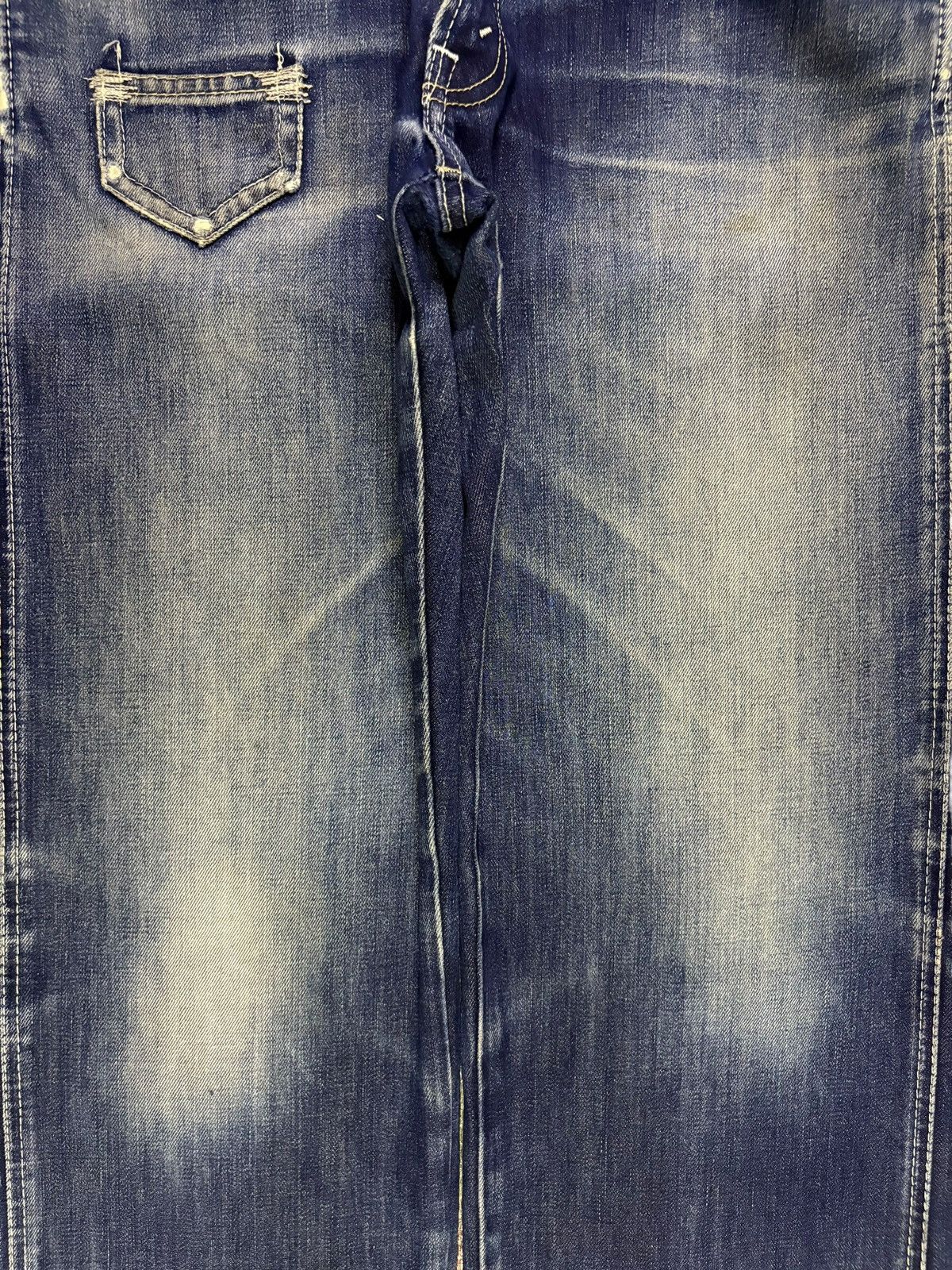 LVC × Levi's × Levi's Vintage Clothing Vintage 90s Levis 503 Mud Distressed Ripped Loose Baggy Jean Size US 33 - 5 Thumbnail