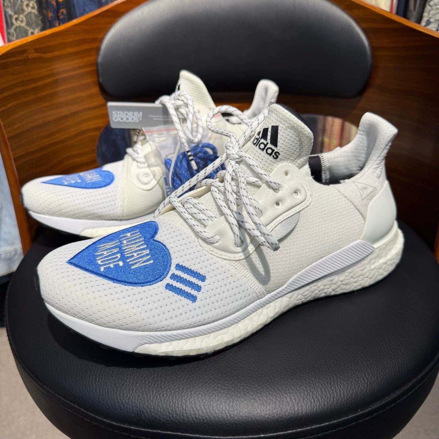 Adidas Adidas Collab Blue Lowtop Sneakers 42 Men Size US 9 / EU 42 - 1 Thumbnail
