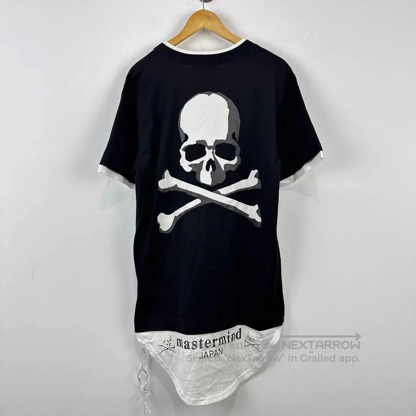 Mastermind Japan Black Layered Short Sleeve Shirt. Size US M / EU 48-50 / 2 - 2 Thumbnail