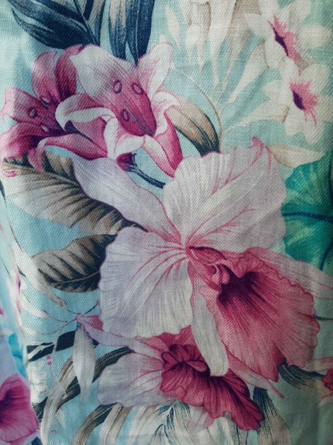 Tommy Bahama Tommy Bahama Lined Shift Dress 100% Linen Floral Motif Size M / US 6-8 / IT 42-44 - 4 Thumbnail
