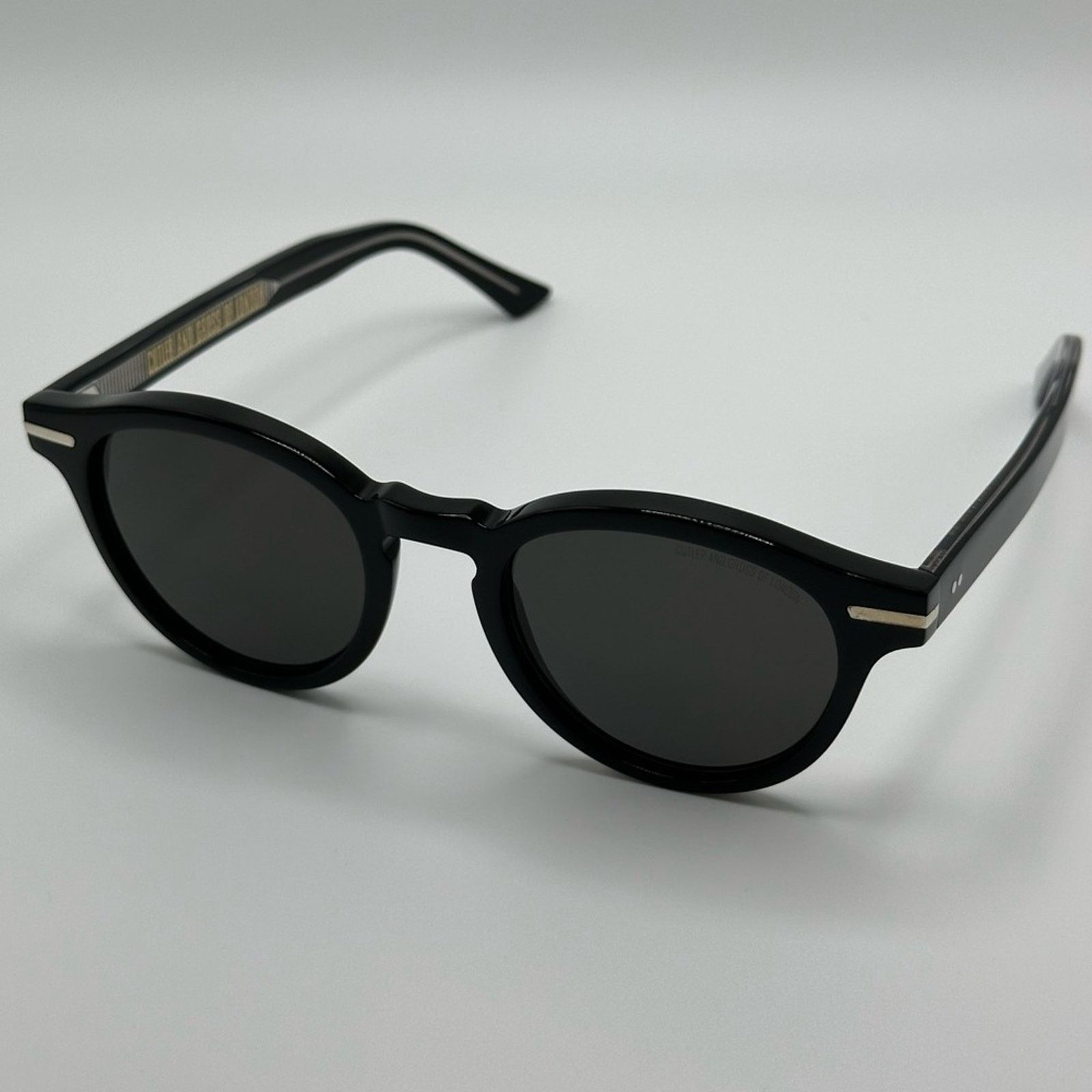 Cutler and Gross NEW CUTLER AND GROSS CG1338S 001 Black Unisex Sunglasses Size ONE SIZE - 2 Thumbnail