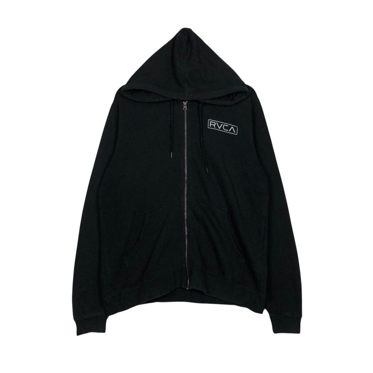 Japanese Brand 📌Vintage Hoodie Zipper Sweater Rvca Big Logo Spell Out Size US S / EU 44-46 / 1 - 3 Thumbnail