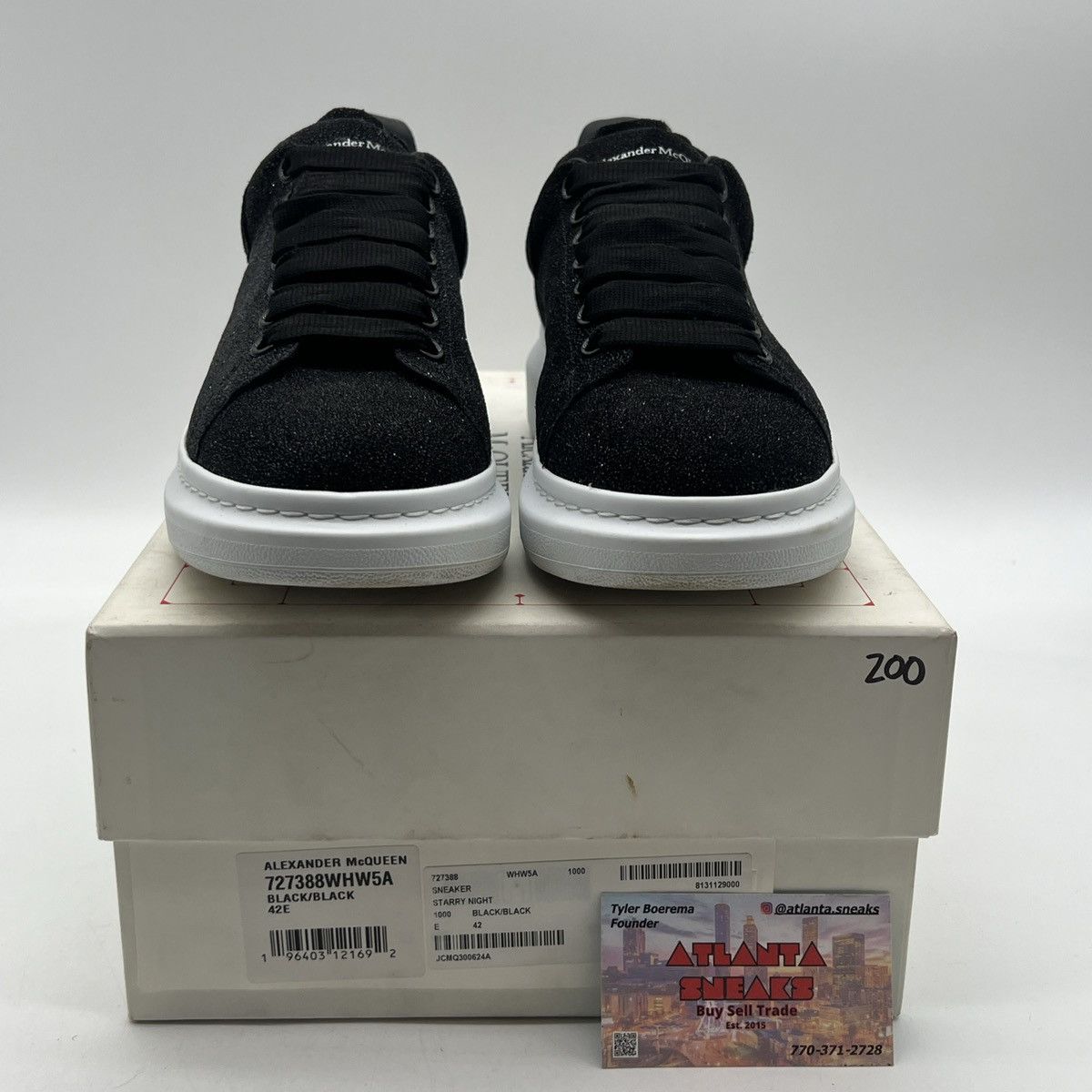 Alexander McQueen Alexander McQueen black white glitter Size US 8.5 / EU 41-42 - 2 Thumbnail