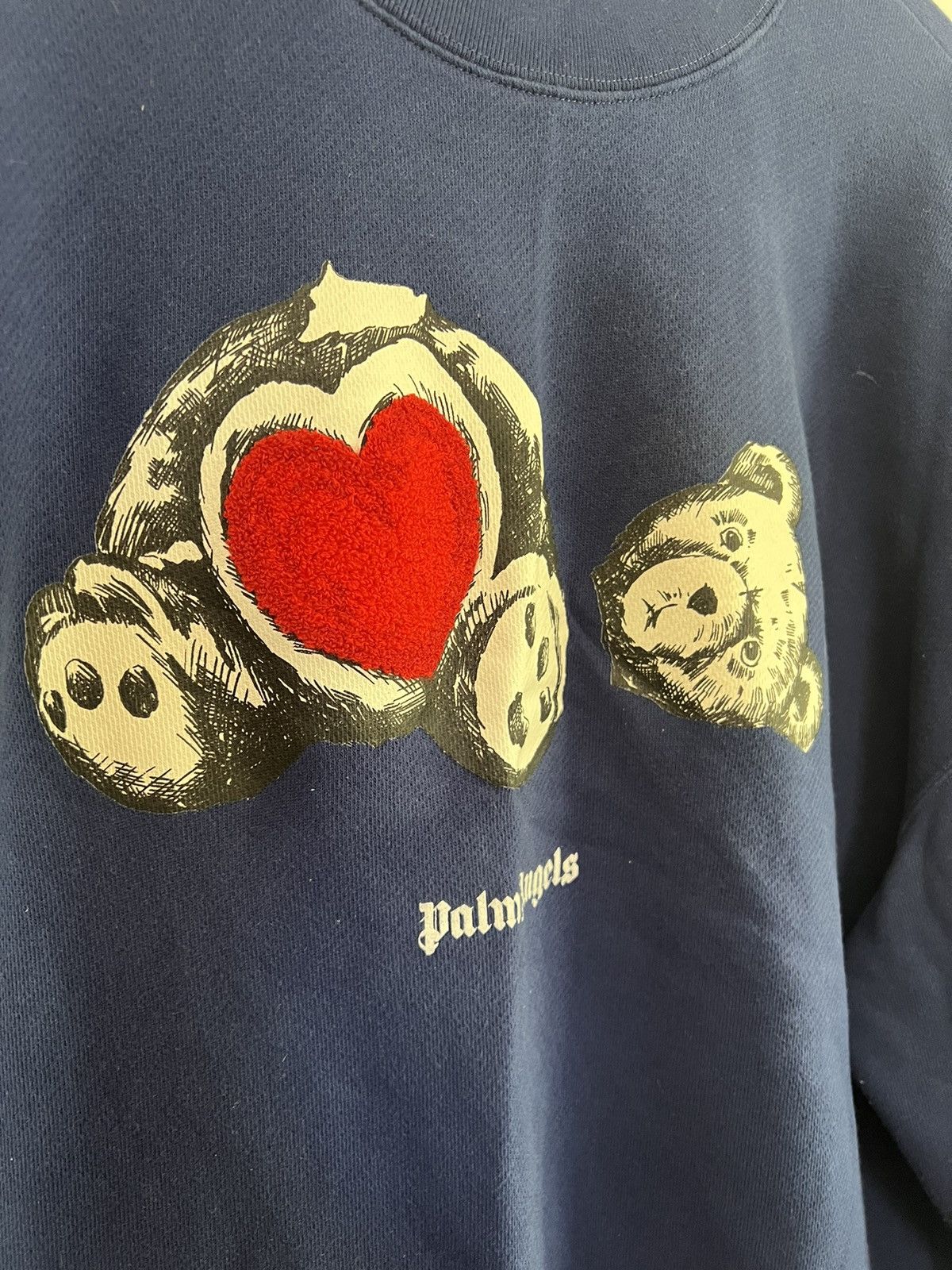 Palm Angels Palm angels bear in love logo sweatshirt Size US L / EU 52-54 / 3 - 7 Thumbnail